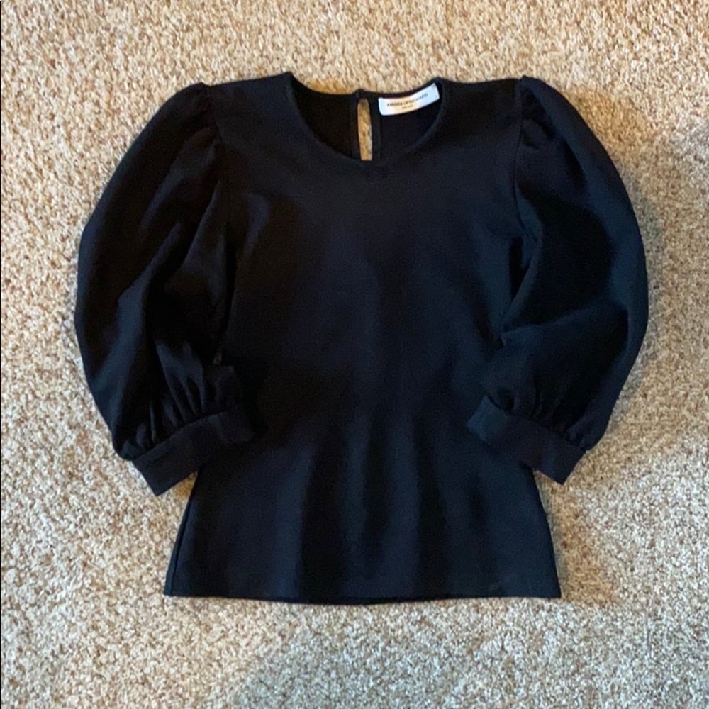 Amanda Uprichard puff sleeve top xs.